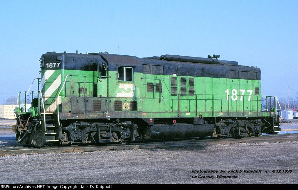 BN 1877 La Cross, WC. 4-12-1999